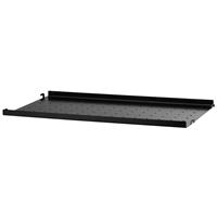 String Metal shelf low edge 58x30 1-pack zwart