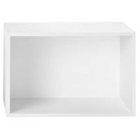 Muuto Stacked 2.0 Regalmodul mit Rückwand Weiß L