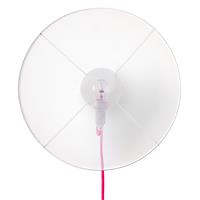 Petite Friture Grillo Large met kabel PF L0400604 Wit / Roze