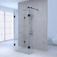 Saniclass Complete Profielloze Inloopdouche Reversed 100x100/40 Antraciet