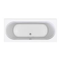 WISA Inbouw Duo Ligbad  New Fontana 170x75x50 cm Wit 