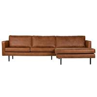 BePureHome Chaise Longue Rodeo rechts Cognac