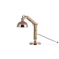 Beliani Bureaulamp koper SALADO