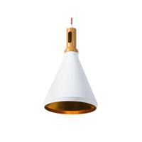 Beliani Hanglamp wit/goud MACKENZIE