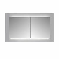 sanicare Spiegelkast  Qlassics Ambiance 70 cm 2 Deuren Antraciet 