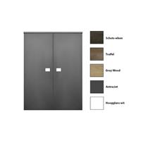 sanicare Kolomkast  Q5 2 Soft-Close Deuren 90 cm Grey-Wood 