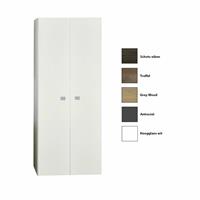 sanicare Kolomkast  Q5 2 Soft-Close Deuren 160 cm Grey-Wood 