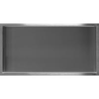 LoooX BoX inbouwnis 60x30x10 cm, rvs geborsteld