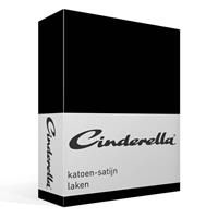 Cinderella laken - zwart - 160x270 cm
