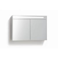 Lambinidesigns TL spiegelkast Hoogglans wit 80cm