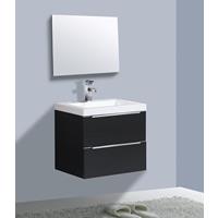 Lambinidesigns Senza badkamermeubel hoogglans antraciet 60cm