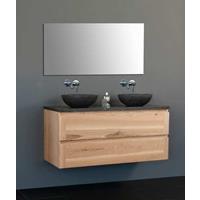 Lambinidesigns Wood Dynasty badkamermeubel eiken 120cm