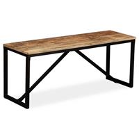 Bankje 110x35x45 cm massief mangohout