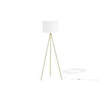 Beliani Staande lamp goud/wit 148 cm VISTULA