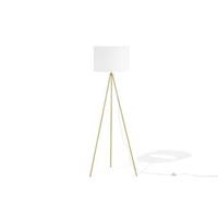 Beliani Staande lamp goud/wit 148 cm VISTULA