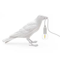 Seletti Bird Tischlampe Weiß