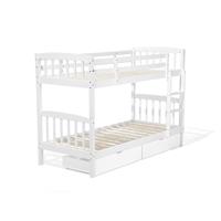 Stapelbed wit 90 x 200 cm REVIN