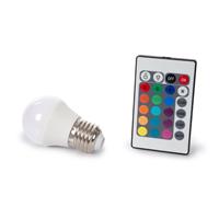 perel LEDLAMP - 4 W - E27 - RGB & WARMWIT