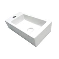 Douche Concurrent Fontein Best Design Farnetta 37x18x9 cm Kraangat Links Mat Wit 