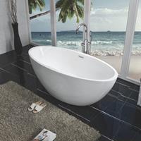 Douche Concurrent Oval vrijstaand ligbad acryl 170x78 mat-wit