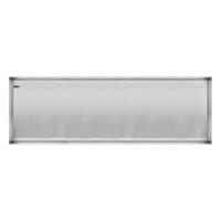 Looox Colour Box in-opbouwnis 90x30cm - geborsteld RVS