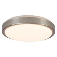 BreLight Livius LED Wand- und Deckenleuchte 30cm nickel/alu/weiß