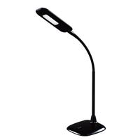 home24 Brilliant LED-Tischleuchte Nele II Modern Schwarz Kunststoff Dimmbar 1-flammig mit Touch-Schalter 15x63x15 cm (BxHxT)