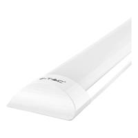 webmarketpoint Plafoniera Tubo Led Prismatico 50W - 6400K mm.1500 x 24,4 x 74,1 mm