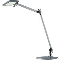 Hansa bureaulamp E-Motion, LED-lamp, zilver