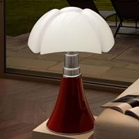 Martinelli Luce In hoogte verstelbare tafellamp PIPISTRELLO, rood