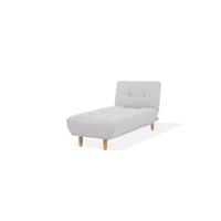 Chaise longue lichtgrijs ALSTEN