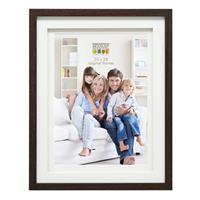 Deknudt Frames fotolijst - bruin - dubbele passe-partout - 20x30 cm