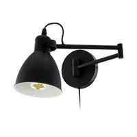 EGLO LED-Wandleuchte San Peri Stahl  Schwarz