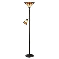 Clayre & Eef Vloerlamp tiffany Ø 30x178 cm