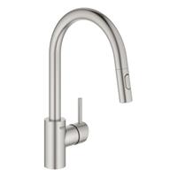 GROHE EH-SPT-Batterie Concetto 31483h. Ausl. azb.Spbr. Zero supersteel