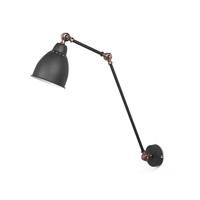 Beliani Wandlamp zwart MISSISSIPPI L