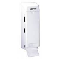 Toiletpapierdispenser , 3rolshouder wit, Staal