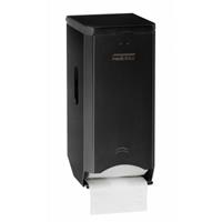 Toiletpapierdispenser , 2rolshouder zwart, Staal