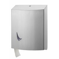 Toiletpapierdispenser , Jumboroldispenser, RVS anti-fingerprint coating