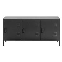 Leen Bakker Dressoir Viborg - zwart - 59,5X120X40 cm