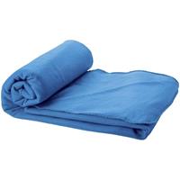 Fleece deken zee blauw 150 x 120 cm Blauw