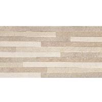 Jabo Wandtegel Pierre Taupe Decor 30x60 gerectificeerd