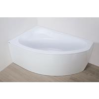Ekoplus badkuip met paneel 150x100cm wit links inclusief potenset
