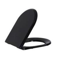 Creavit Black toiletzitting met softclose