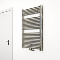 Sanigoods Inola handdoek radiator 120x60cm chroom 550Watt