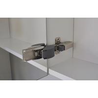 sanicare Spiegelkast Qlassics 60 cm. 1 dubbelzijdige spiegeldeur schots-eiken
