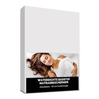 Waterdichte Molton Badstof - 70x200 cm -  Matrasbeschermer - 