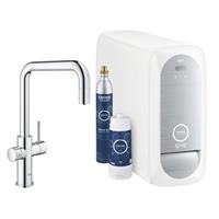 Grohe Blue Home starterkit met u-uitloop chroom