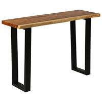 Wandtafel 110x35x75 cm massief suarhout