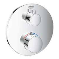 Grohe Grohtherm afdekset thermostaat met stop/omstelkraan, chroom